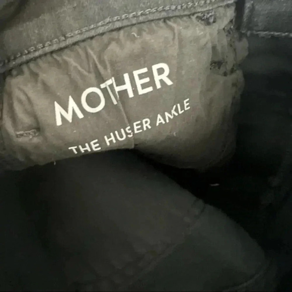 NEW MOTHER the hustlet ankle black jeans - Picture 6 of 6